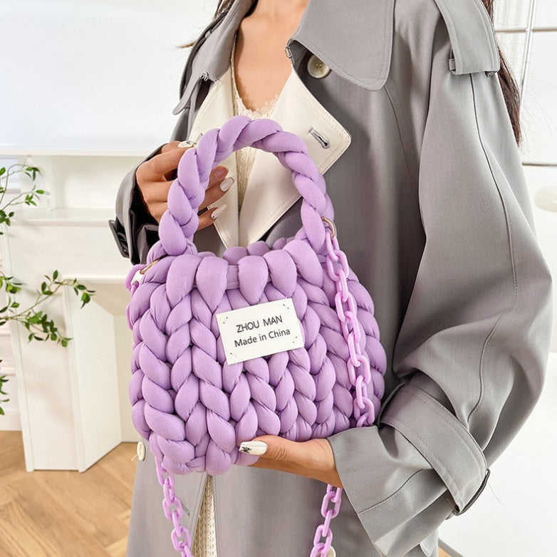 DIY Handmade Shoulder Bag Kit for Beginners – Fashion Crossbody & Handbag Craft Kit with Complete Materials and Video Tutorial