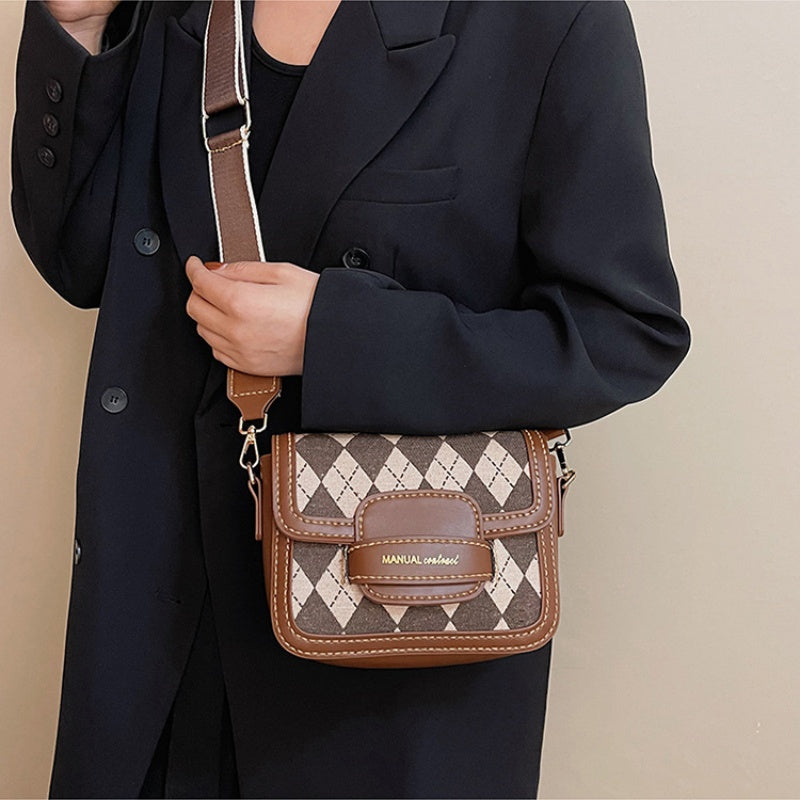 DIY PU Leather Shoulder Bag Kit for Beginners – Pre-Cut & Pre-Punched Crossbody Purse with Video Tutorial