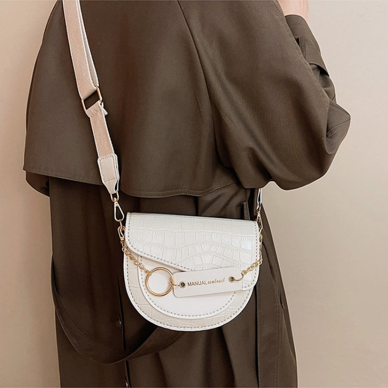 DIY PU Leather Shoulder Bag Kit for Beginners – Pre-Cut & Pre-Punched Crossbody Purse with Video Tutorial