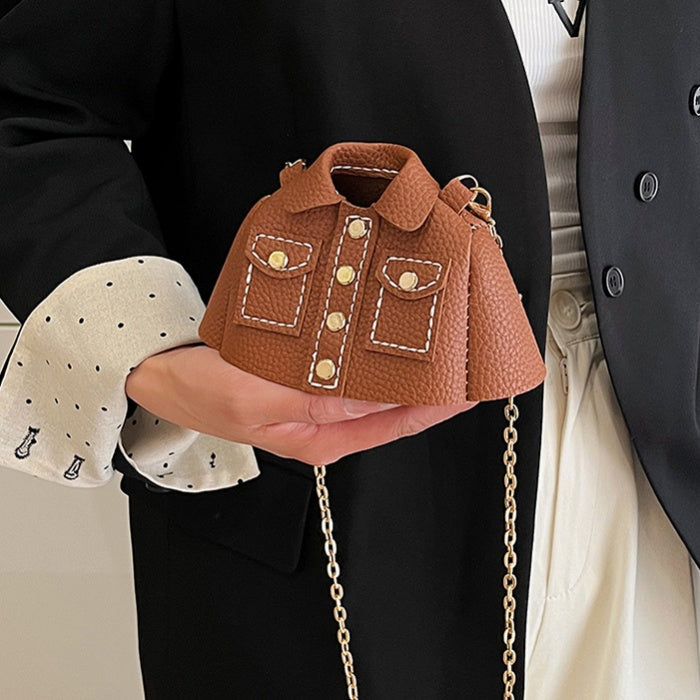 DIY PU Leather Shoulder Bag Kit for Beginners – Handmade Crossbody & Handbag Sewing Kit with Pre-Cut Materials and Video Tutorial