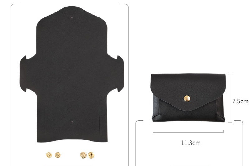 DIY Leather Card Holder Kit | Beginner Friendly Cowhide Wallet Craft Set with Video Tutorial