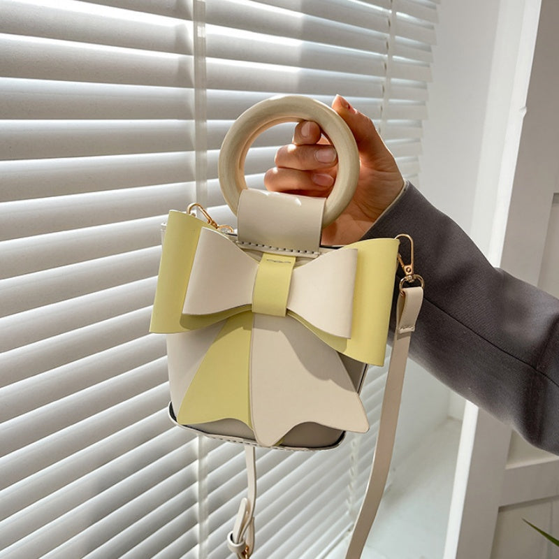 DIY PU Leather Mini Bucket Bag Kit for Beginners – Pre-Cut & Pre-Punched Shoulder Crossbody Bag with Video Tutorial