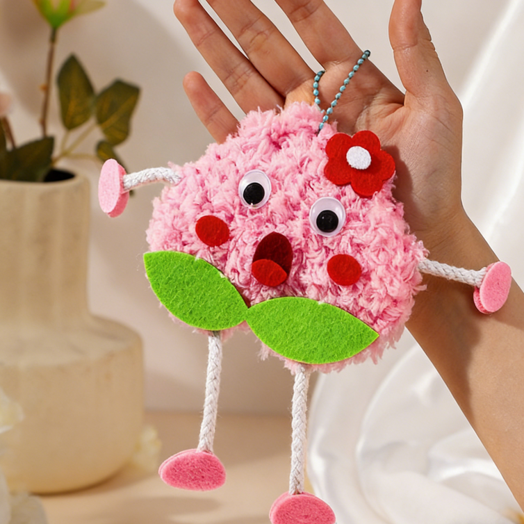 DIY Yarn Hanging Ornament Kit | Kids Educational Craft Set (6 Designs) | Felt & Wool Handmade Pendant Toys for Early Learning & Parent-Child Activity
