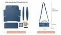 DIY PU Leather Handbag Kit | Beginner-Friendly Crossbody & Handheld Craft Set with Video Tutorial
