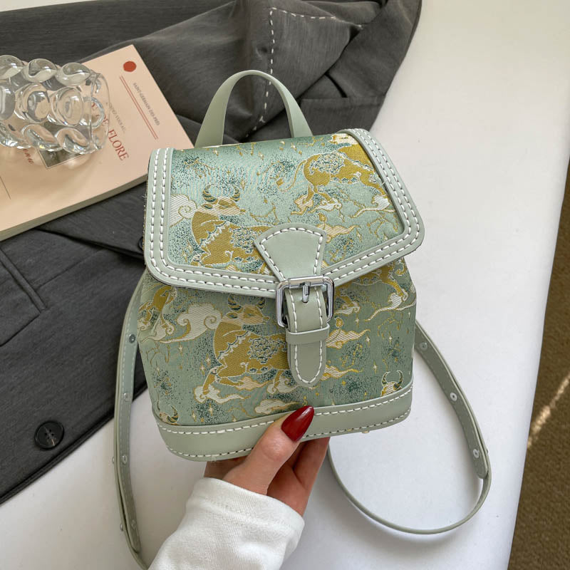 DIY PU Leather & Fabric Handbag Kit for Beginners | Handmade Tote, Shoulder & Backpack Sewing Craft Set with Video Tutorial