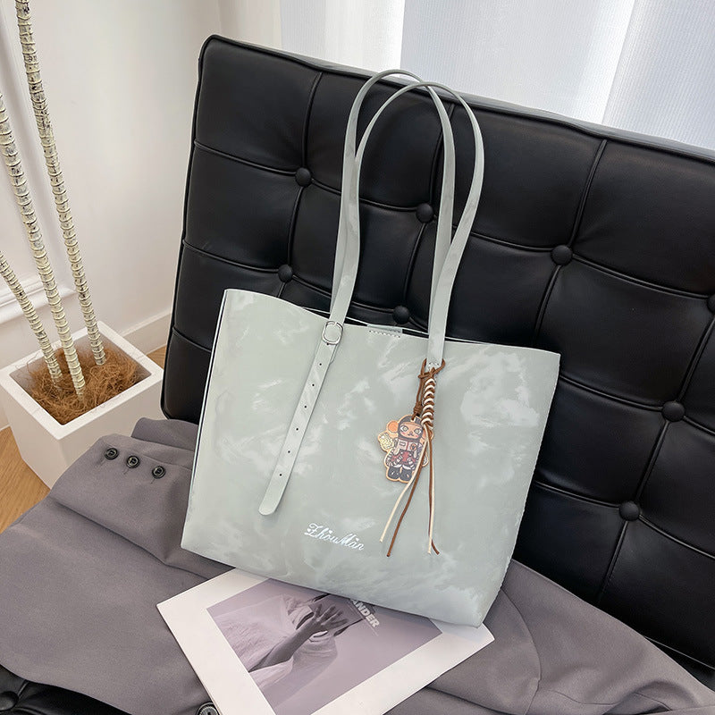 DIY PU Leather Tote Bag Kit for Beginners | Handmade Shoulder Handbag Sewing Craft Set with Video Tutorial