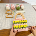 DIY Mini Tote Bag Sewing Kit – Handmade Fabric Handbag Craft Set for Beginners with Video Tutorial
