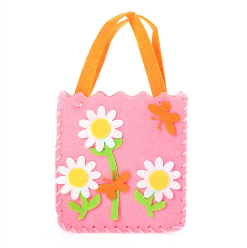 DIY Kids Mini Felt Handbag Sewing Kit for Children | Creative Craft Toy Bag | Parent-Child Educational Activity | Beginner-Friendly Handmade Kit