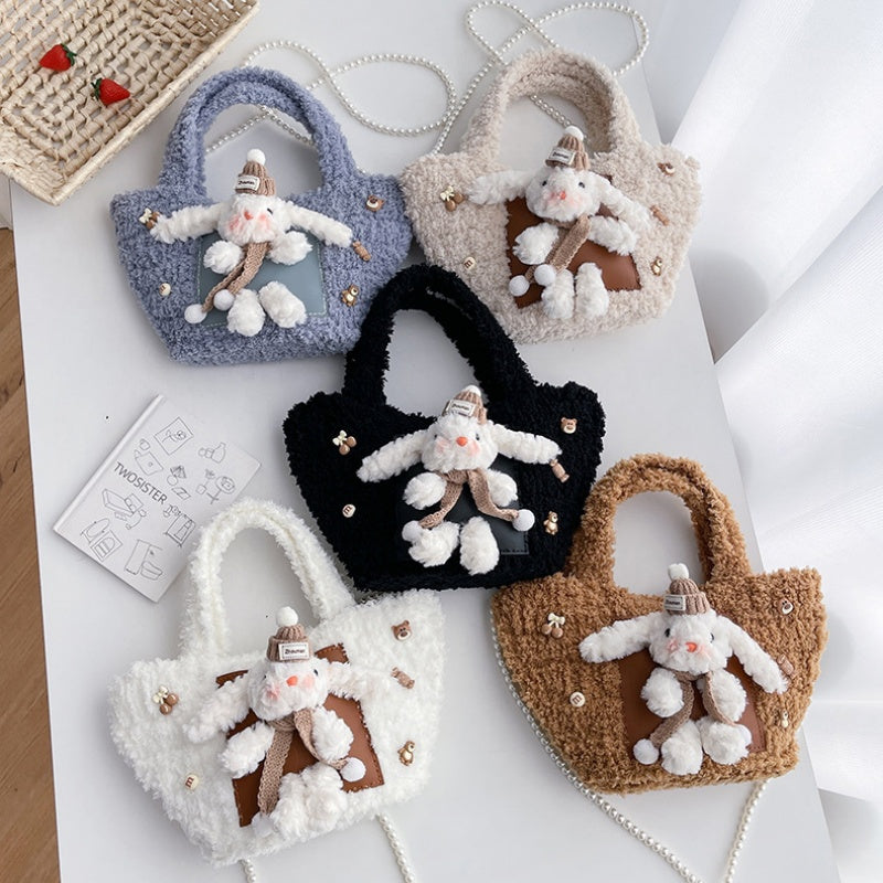 DIY Plush Woven Shoulder Bag Kit for Beginners | Handmade Crossbody Tote Bag Craft Set with Video Tutorial