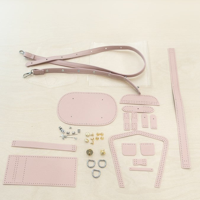 DIY Backpack Shoulder Bag Kit for Beginners | Handmade Convertible Tote & Crossbody Bag Craft Set with Video Tutorial