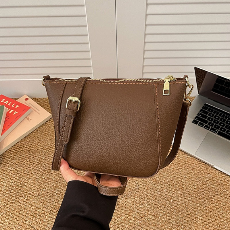 DIY PU Leather Handbag Kit for Beginners | Handmade Crossbody & Shoulder Bag Craft Set with Video Tutorial | Pre-Cut & Pre-Punched Sewing Kit
