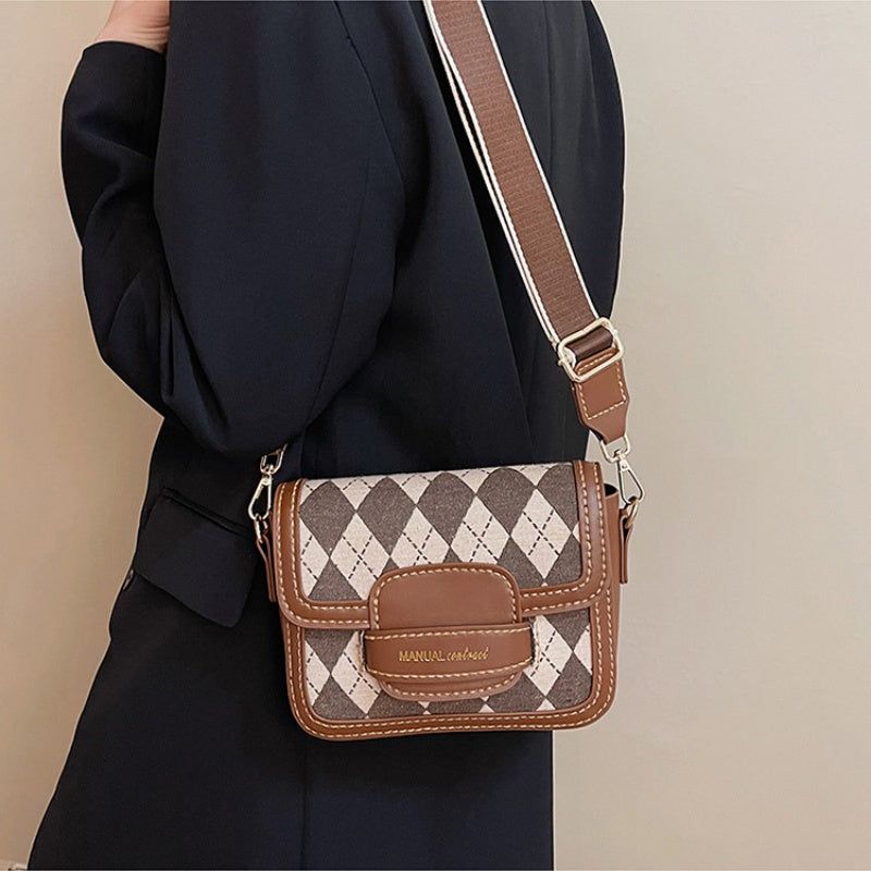 DIY PU Leather Shoulder Bag Kit for Beginners – Pre-Cut & Pre-Punched Crossbody Purse with Video Tutorial