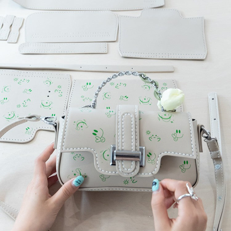 DIY Mini Shoulder Bag Kit for Beginners | Handmade Crossbody & Top Handle Bag Craft Set with Video Tutorial
