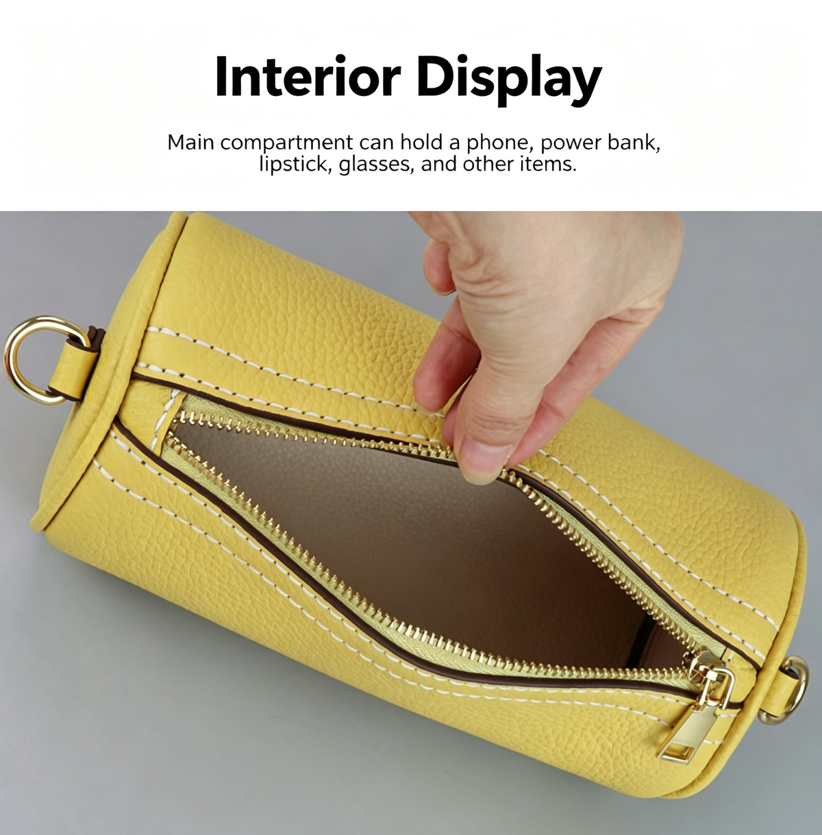 DIY Leather Crossbody Bag Kit for Beginners – Handmade Shoulder Bag Sewing Kit
