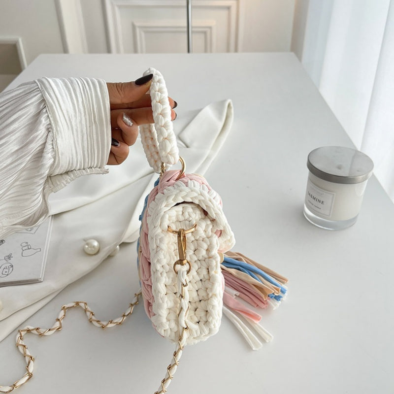 DIY Cotton Crossbody Bag Kit for Beginners | Handmade Shoulder & Tote Bag Sewing Craft Set with Video Tutorial