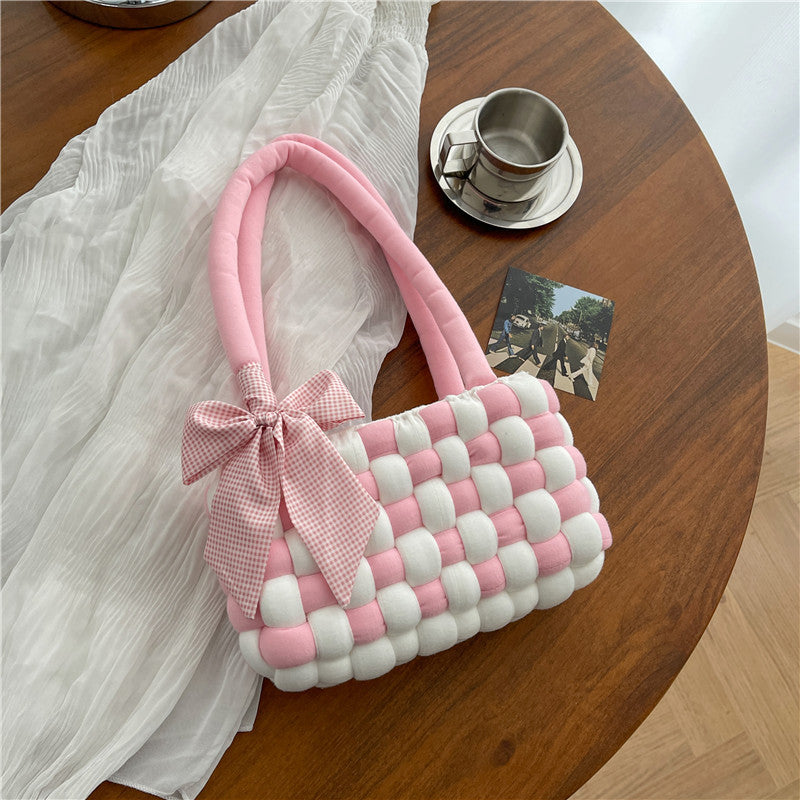 DIY Mini Handbag Kit for Beginners – Handmade Tote & Shoulder Bag Sewing Kit with Video Tutorial