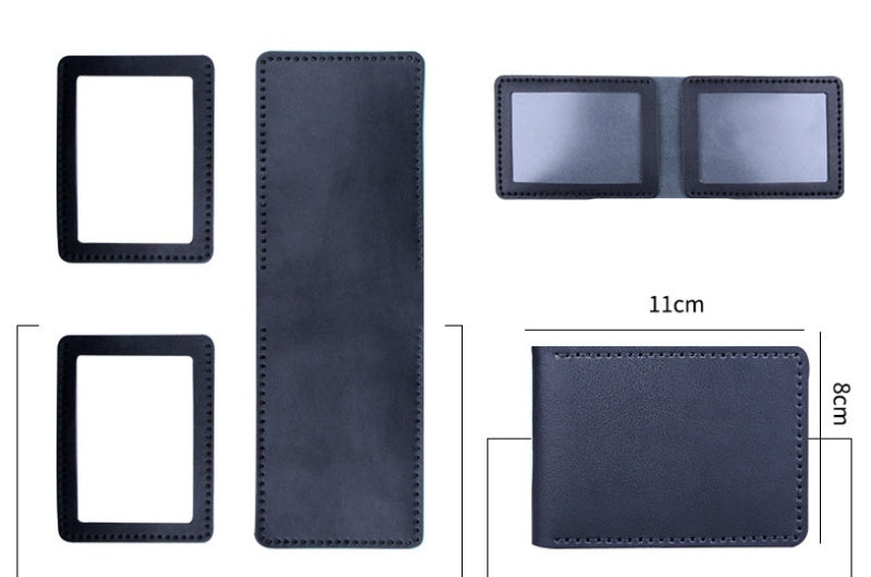 DIY Leather Driving License Holder Kit | Beginner-Friendly Tri-Fold & Bi-Fold Card Wallet Craft Set with Video Tutorial