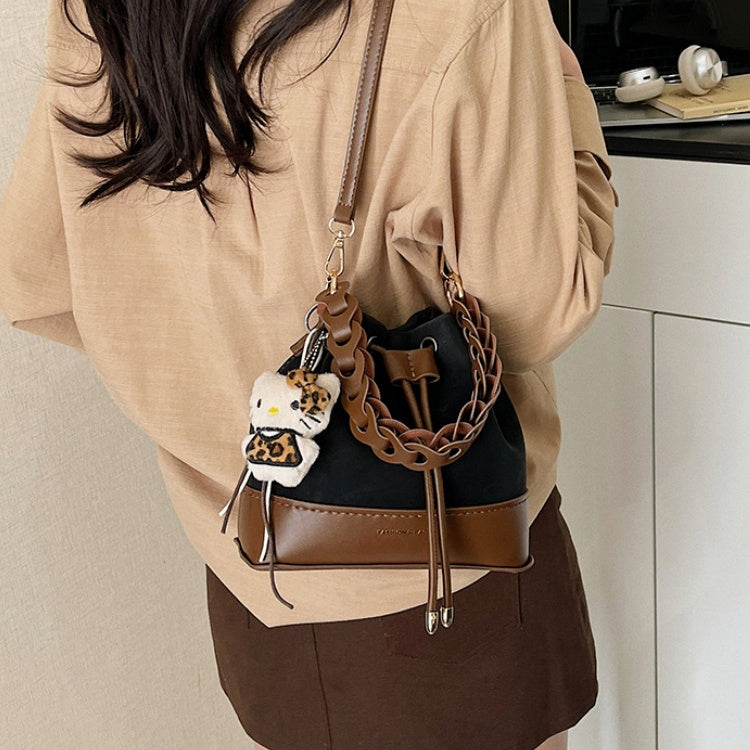 DIY PU Leather Tote Bag Kit for Beginners – Handmade Crossbody Handbag Sewing Kit with Pre-Cut Materials & Video Tutorial