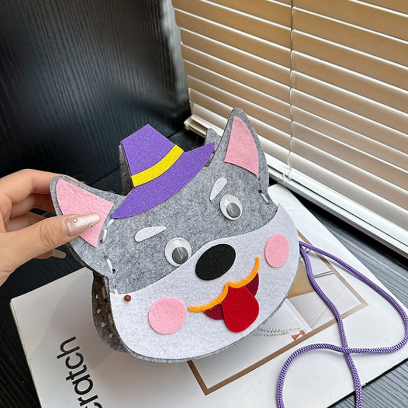 DIY Felt Mini Handbag Kit – Handmade Crossbody & Tote Bag Craft Kit for Beginners with Video Tutorial (24 Styles Available)