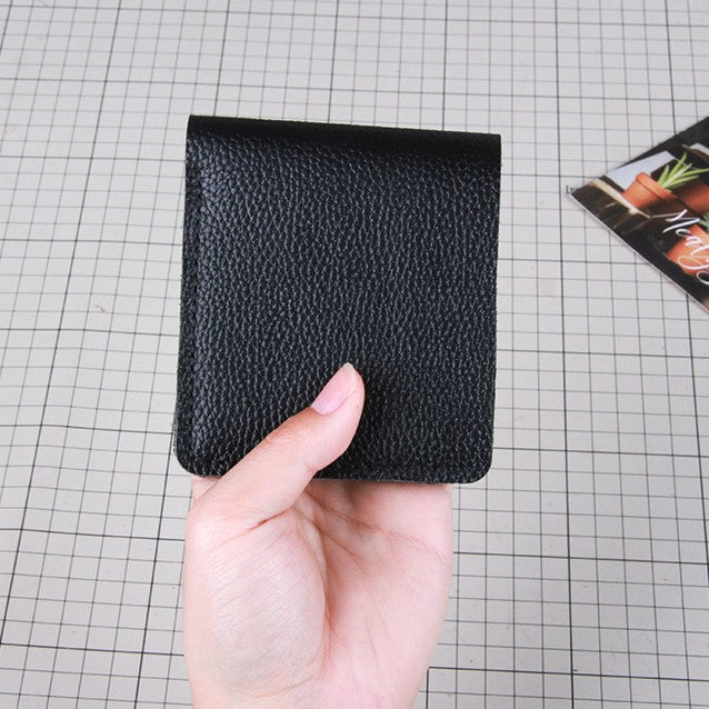 DIY Genuine Leather Bi-Fold Wallet Kit – Handmade Full Grain Leather Craft Set for Beginners