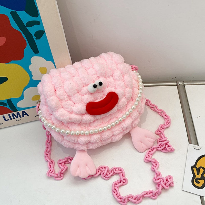 DIY Crochet Shoulder Bag Kit for Beginners – Handmade Yarn Crossbody Purse Craft Kit with Video Tutorial