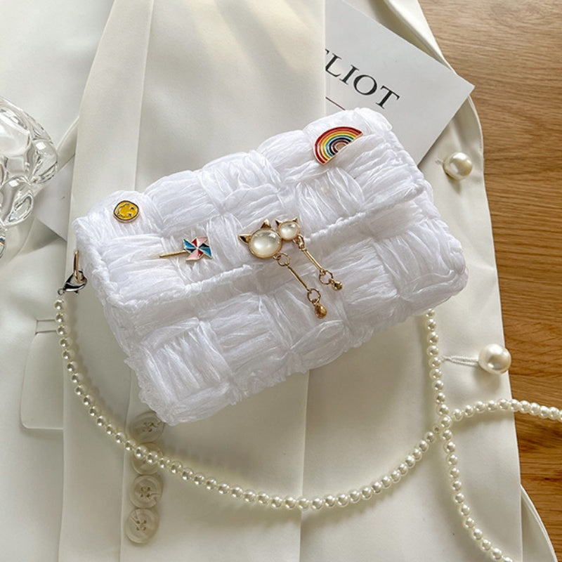 DIY Nylon Shoulder Bag Kit for Beginners – Handmade Crossbody Purse with Video Tutorial & Complete Materials