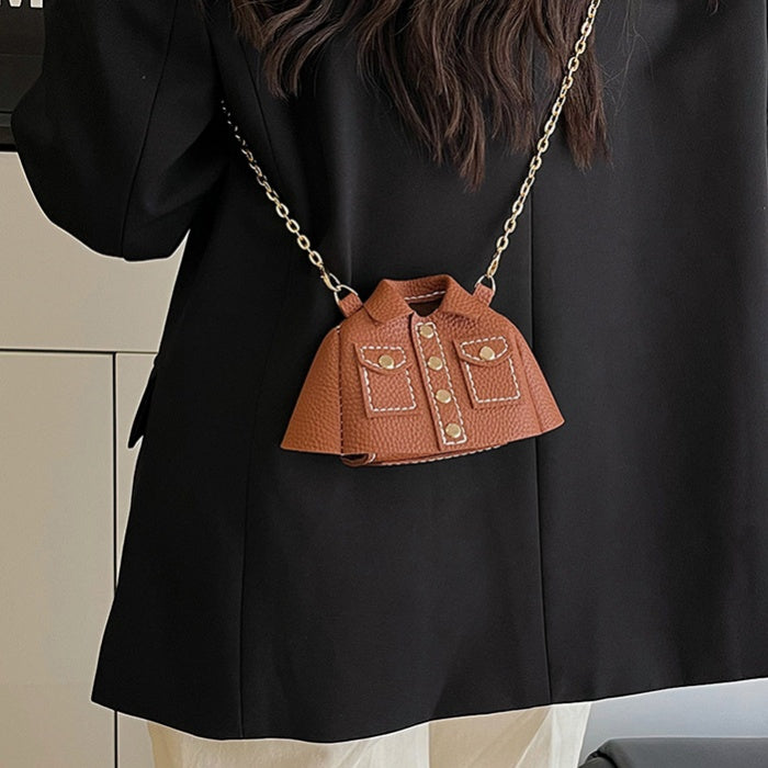 DIY PU Leather Shoulder Bag Kit for Beginners – Handmade Crossbody & Handbag Sewing Kit with Pre-Cut Materials and Video Tutorial