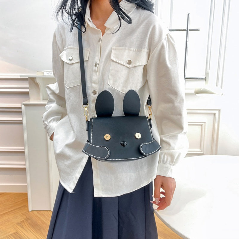 DIY PU Leather Crossbody Bag Kit for Beginners – Handmade Shoulder Purse Sewing Kit with Pre-Cut Pieces & Video Tutorial