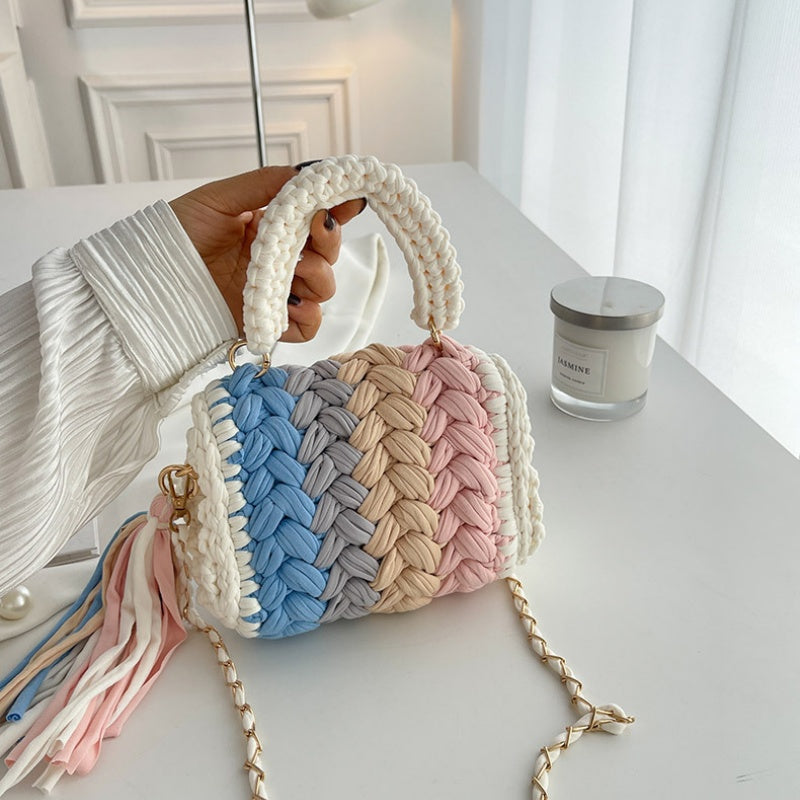 DIY Cotton Crossbody Bag Kit for Beginners | Handmade Shoulder & Tote Bag Sewing Craft Set with Video Tutorial