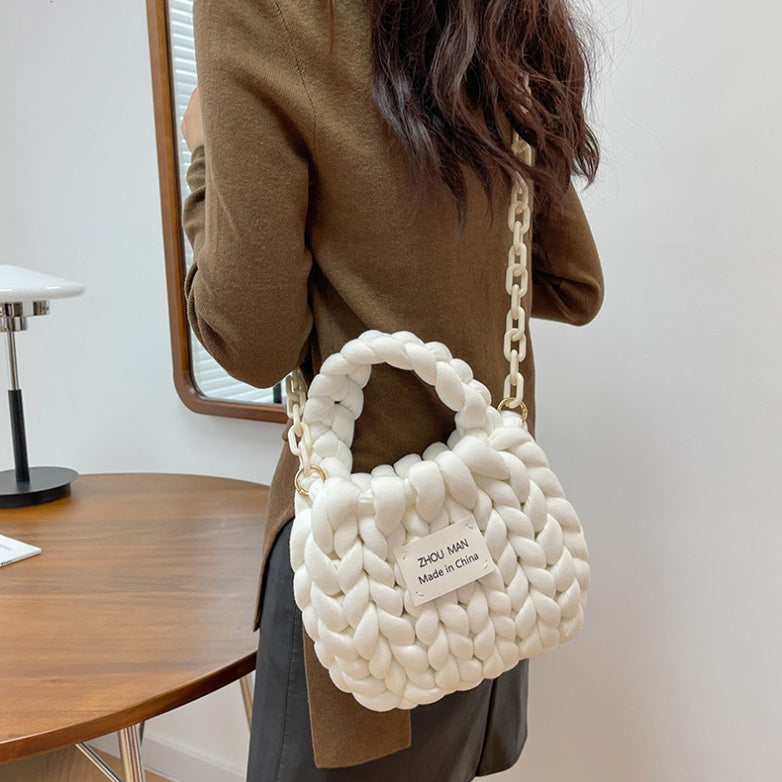DIY Handmade Shoulder Bag Kit for Beginners – Fashion Crossbody & Handbag Craft Kit with Complete Materials and Video Tutorial