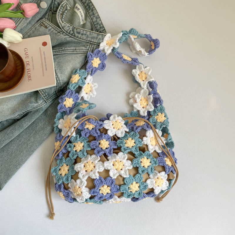 DIY Fabric Tote Bag Kit for Beginners | Handmade Shoulder Bag Sewing Craft Set with Video Tutorial | Lightweight Everyday Tote Bag