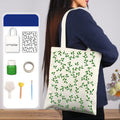 DIY Traditional Printing Canvas Tote Bag Kit – Non-Heritage Art Craft Set with Paint & Stencils