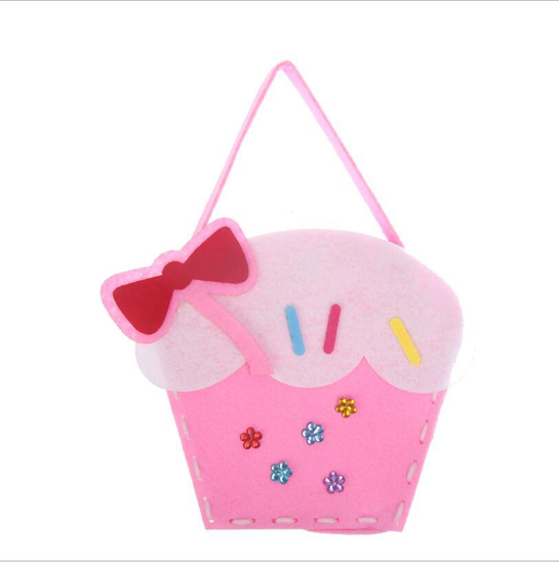DIY Kids Mini Felt Handbag Sewing Kit for Children | Creative Craft Toy Bag | Parent-Child Educational Activity | Beginner-Friendly Handmade Kit