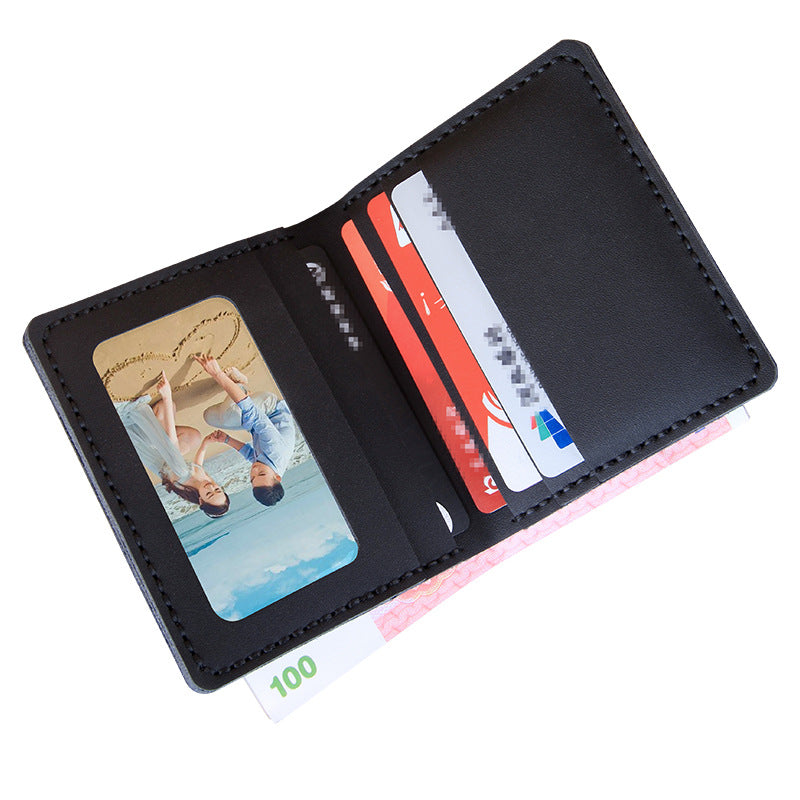 DIY Genuine Leather Vertical Bifold Wallet Kit for Beginners – Handmade Cowhide Wallet with Pre-Cut Pieces & Video Tutorial