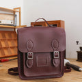 DIY PU Leather Backpack Kit for Beginners – Handmade Convertible Shoulder Bag with Pre-Cut Pieces & Video Tutorial