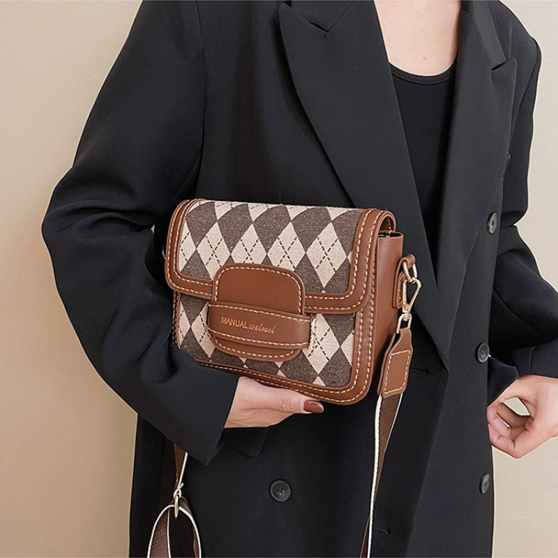 DIY PU Leather Shoulder Bag Kit for Beginners – Pre-Cut & Pre-Punched Crossbody Purse with Video Tutorial