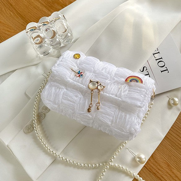 DIY Nylon Shoulder Bag Kit for Beginners – Handmade Crossbody Purse with Video Tutorial & Complete Materials