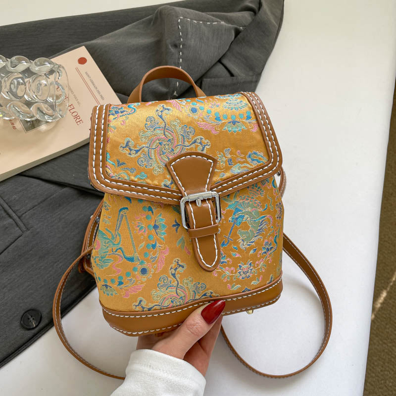 DIY PU Leather & Fabric Handbag Kit for Beginners | Handmade Tote, Shoulder & Backpack Sewing Craft Set with Video Tutorial