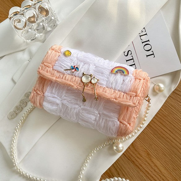 DIY Nylon Shoulder Bag Kit for Beginners – Handmade Crossbody Purse with Video Tutorial & Complete Materials