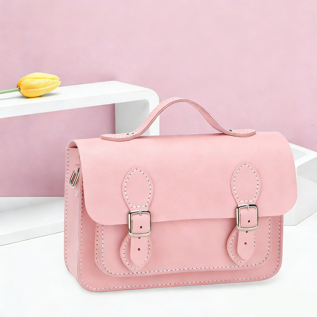 DIY PU Leather Handbag Kit – Handmade Shoulder & Crossbody Bag Craft Kit for Beginners with Video Tutorial (Multi-Color Fashion Tote)