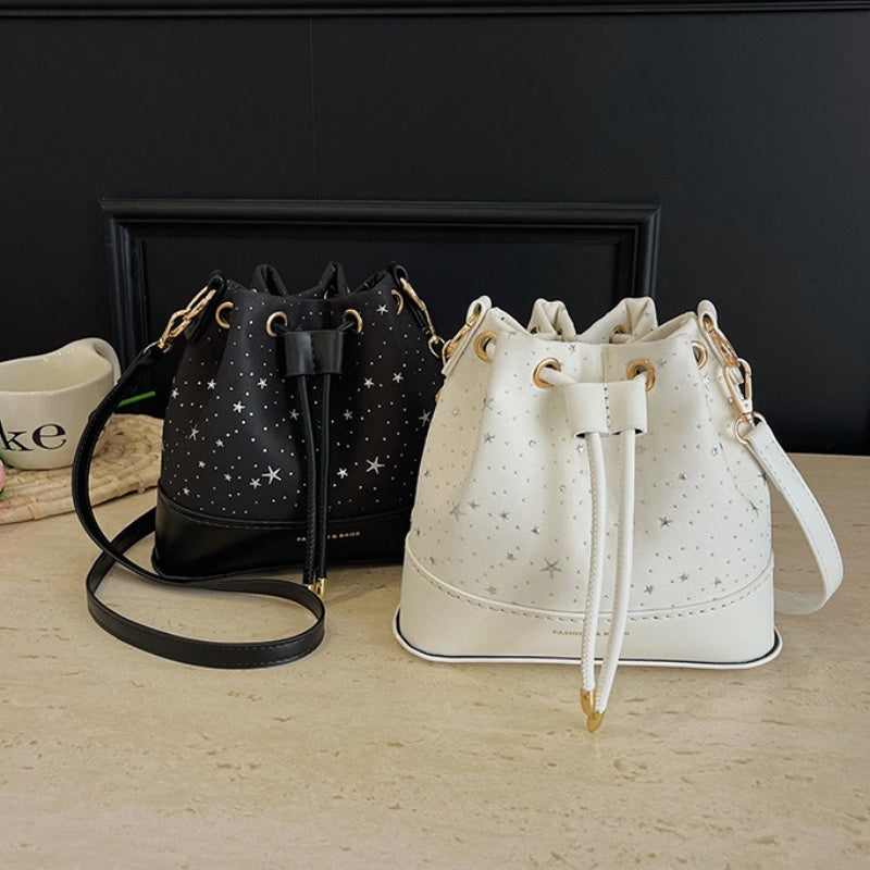 DIY PU Leather Bucket Bag Kit | Beginner-Friendly Crossbody Handbag Craft Set with Video Tutorial