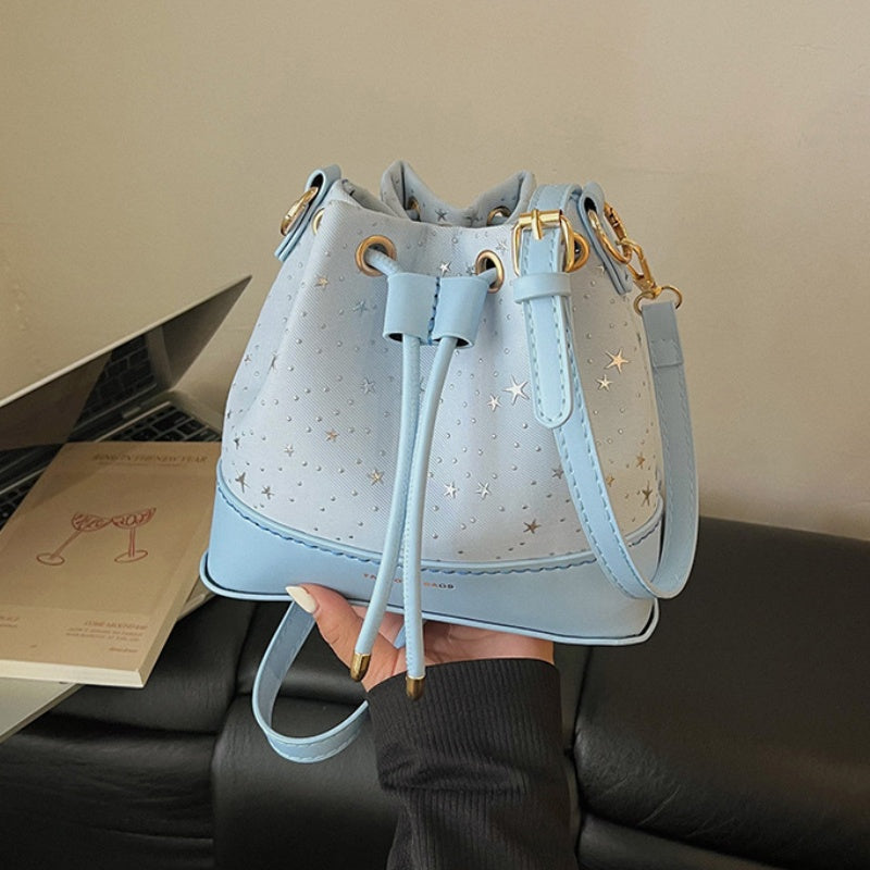 DIY PU Leather Bucket Bag Kit | Beginner-Friendly Crossbody Handbag Craft Set with Video Tutorial