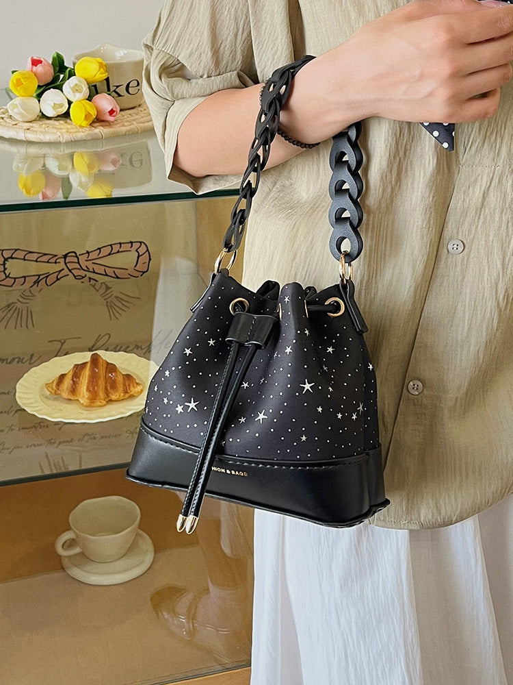 DIY PU Leather Bucket Bag Kit | Beginner-Friendly Crossbody Handbag Craft Set with Video Tutorial