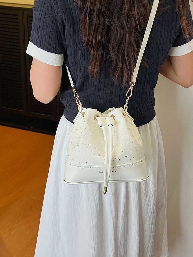 DIY PU Leather Bucket Bag Kit | Beginner-Friendly Crossbody Handbag Craft Set with Video Tutorial