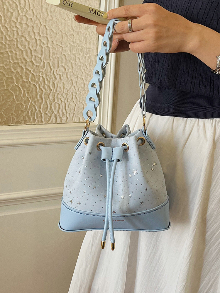 DIY PU Leather Bucket Bag Kit | Beginner-Friendly Crossbody Handbag Craft Set with Video Tutorial