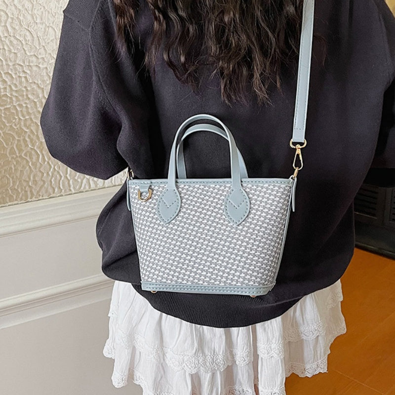 DIY PU Tote Bag Kit – Handmade Color Block Shoulder Bag Craft Set for Beginners with Video Tutorial