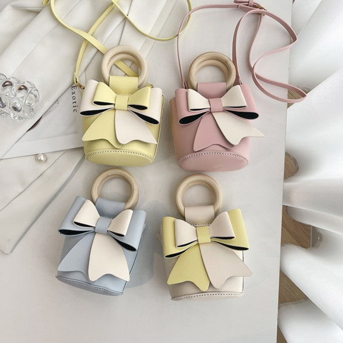 DIY PU Leather Mini Bucket Bag Kit for Beginners – Pre-Cut & Pre-Punched Shoulder Crossbody Bag with Video Tutorial