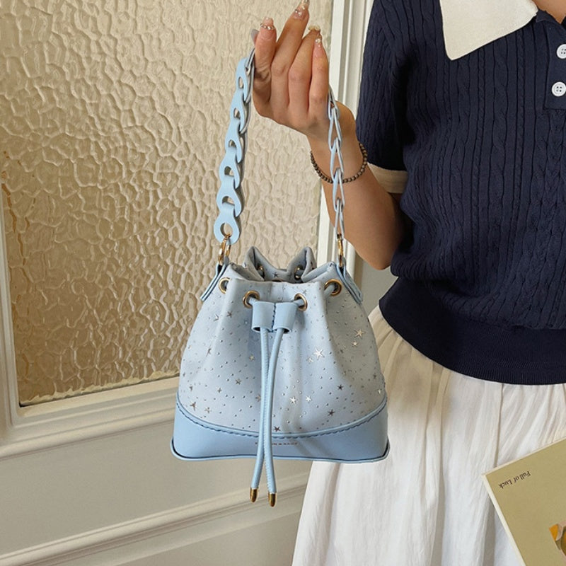 DIY PU Leather Bucket Bag Kit | Beginner-Friendly Crossbody Handbag Craft Set with Video Tutorial