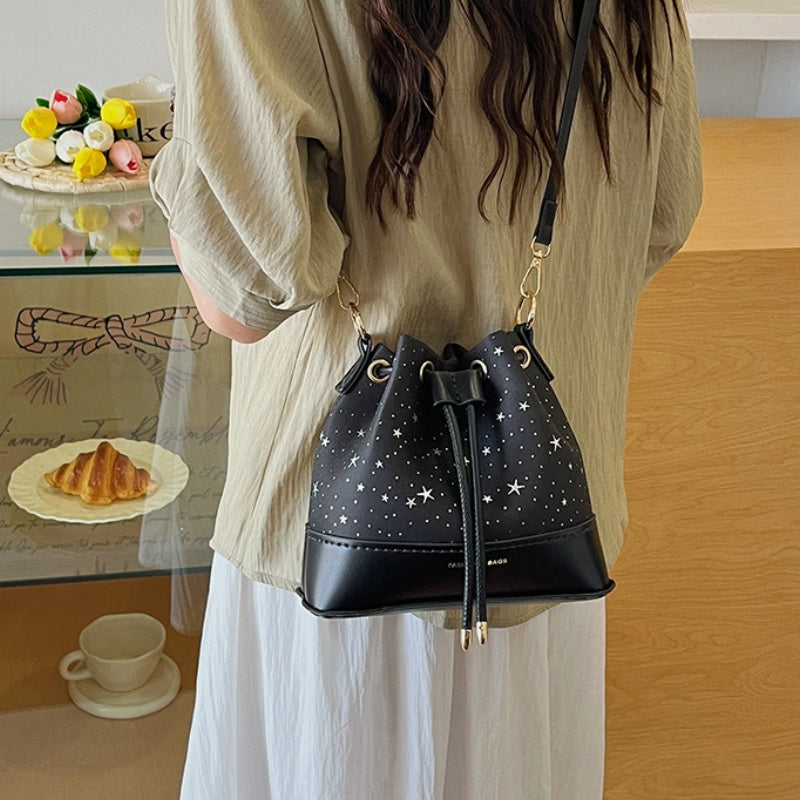 DIY PU Leather Bucket Bag Kit | Beginner-Friendly Crossbody Handbag Craft Set with Video Tutorial