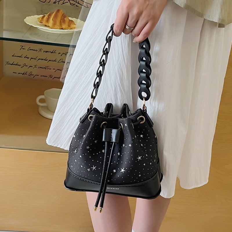 DIY PU Leather Bucket Bag Kit | Beginner-Friendly Crossbody Handbag Craft Set with Video Tutorial
